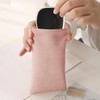 Ldirect 3 Pack Leather Eyeglasses Cases PU Soft Sunglasses Pouch