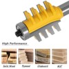 Mesee Reversible Finger Glue Joint Router Bit, 1/2 Inch Shank