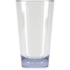 Carlisle FoodService Products Alibi Round Glass Clear Glass for Restaurants,