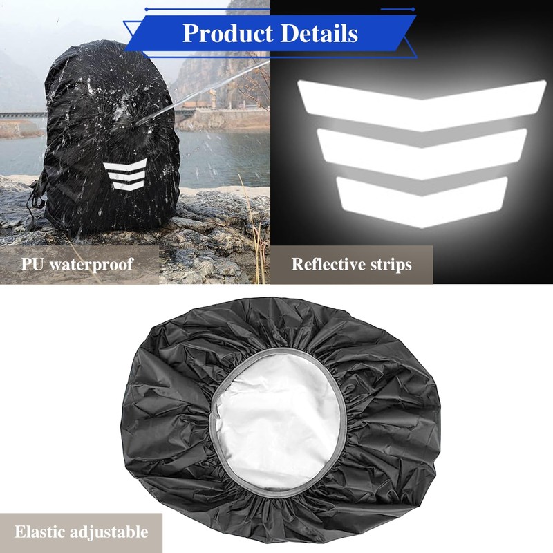 Onperpoe Waterproof Backpack Cover, 30-40L Waterproof Backpack Rain Cover with
