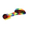 C Comcrosfly Rainbow Kite Tube Tail Outdoor Windsock with Connector,