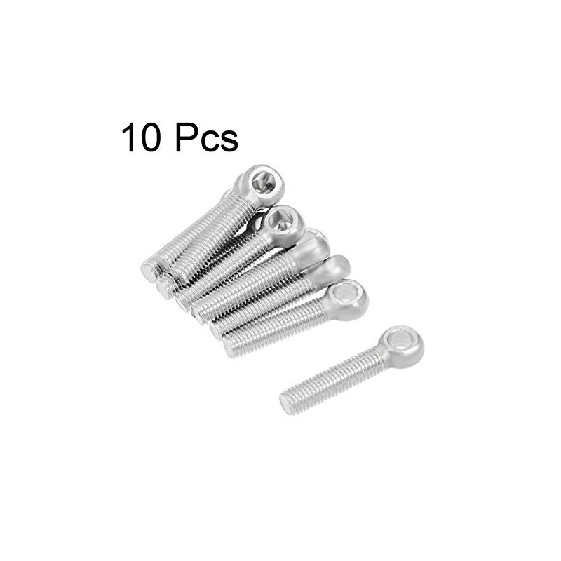 sourcing map M12 x 60mm 304 Stainless Steel Machine Shoulder