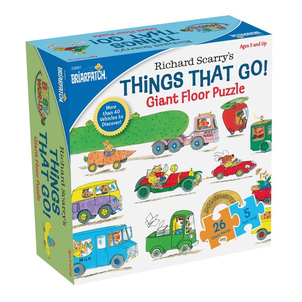 Richard Scarry Things That Go Seek and Find Giant Floor