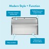 Architectural Mailboxes Venice™, Wall-Mounted Mailbox for Outside, Metal Stainless Steel