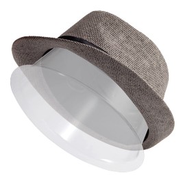 LADYBRO 20Pcs Trilby Fedora Hat Holder, Protect Shape, for Straw Felt Panama, for Storage and Travel Plastic Cap Mold Protector