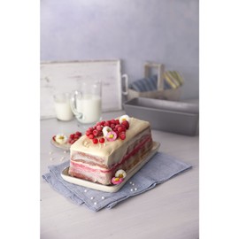 Original Kaiser La Forme Plus Backform Kastenform 25 x 10 cm, Brotbackform rechteckig beschichtet, Emailleboden, Kastenform Kuchen Brote, sauerteigbeständig