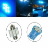 SHENKENUO 13pcs Ice Blue LED Interior Lights Package Kit For