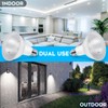 Zorykn LED PAR30 Outdoor Flood Light Bulbs,Dusk to Dawn LED