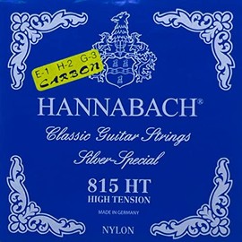 Hannabach Series 815 Classical Guitar Strings High Tension Silver Special Set Carbon 815HTC
