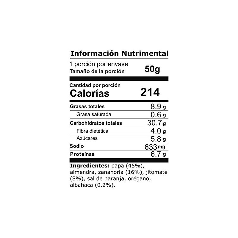 Crunchis de Verdura Jitomate y Albahaca | 4 Piezas |