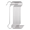 12 Pcs S Shaped Hooks Stainless Steel Long Drying Rod