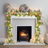 Gudegou 6FT Easter Garland for Mantle, Spring Garland with Eggs