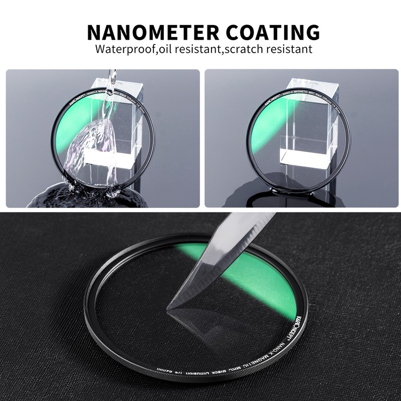 K&F CONCEPT NANO-X-1/4 Soft Focus Filter Diffusion Filter with Waterproof