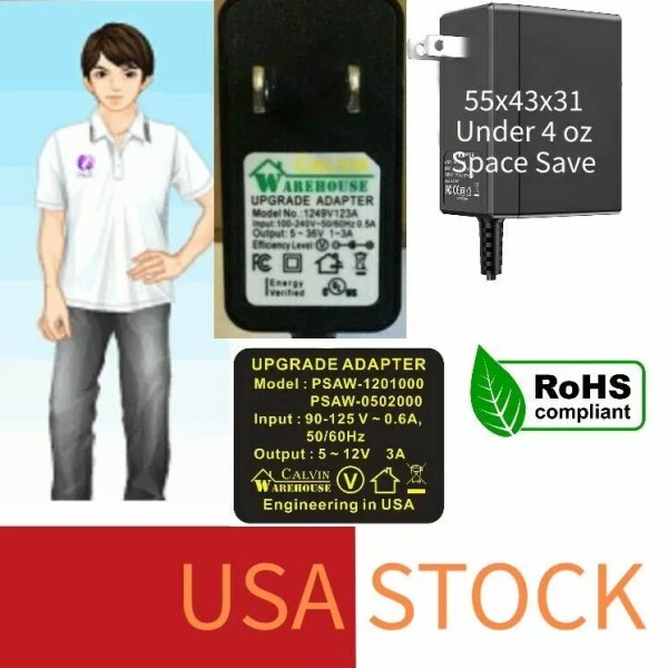 CW Adapter for Homedics SS-2000A Sound Spa Machine TPKB00600030-A