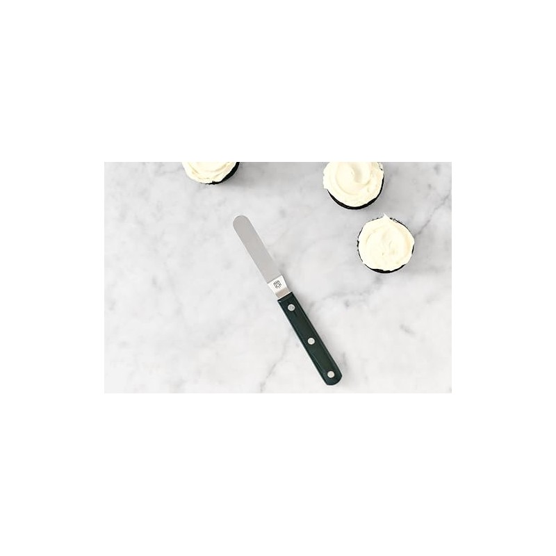 King Arthur Baking Company Offset Spatula, Japanese Stainless Steel, 4-Inch