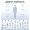 GE Scale for Body Weight, 8-Electrode Smart Bathroom Scale with