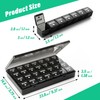 Large Monthly Pill Organizer, XL 4 Weeks Pill Box,28 Day