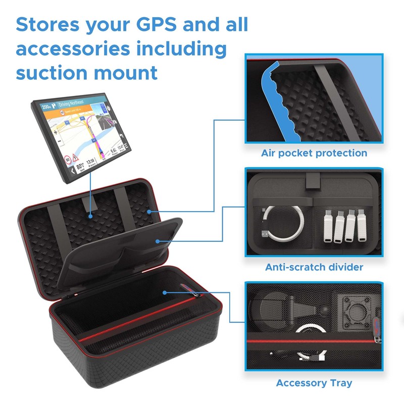 Digicharge Carry Case For 8'' Sat Nav Garmin Drivesmart 86,