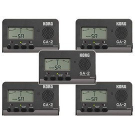 [Bulk Purchase] KORG - Guitar / Bass Tuner GA-2 Black x Light Gray Set of 5