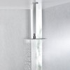 Square 12 Inch Ceiling Mounted Shower Arm With Flange, Straight