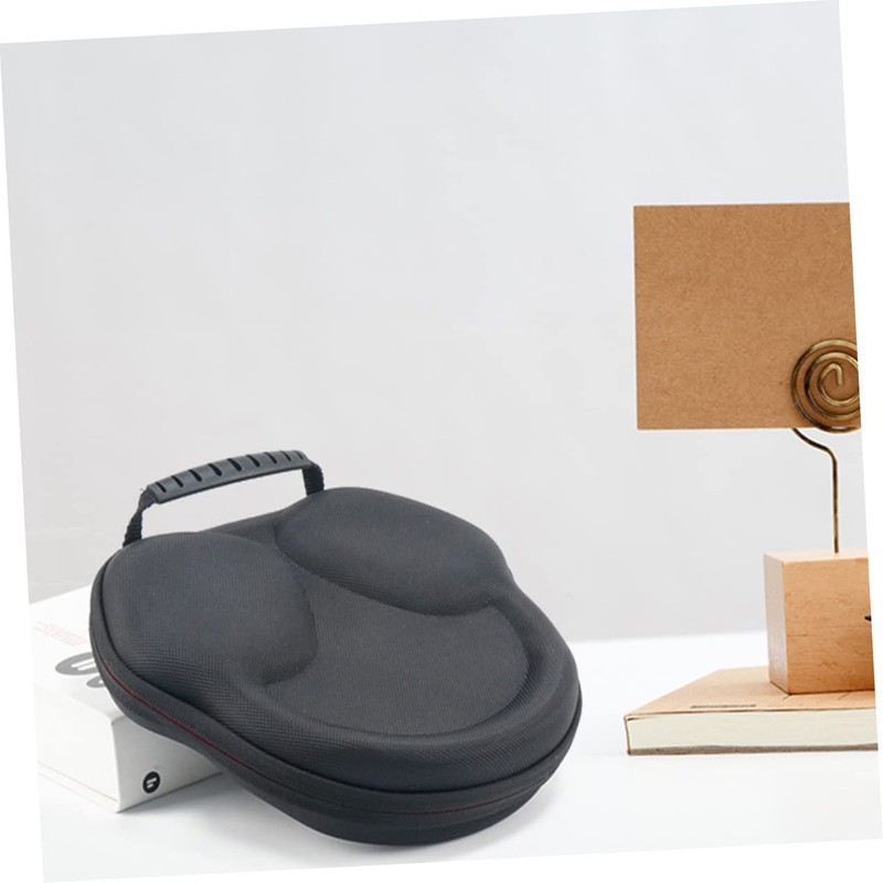 LABRIMP 1pc Headphone Storage Case with Mesh Pocket for Shockproof