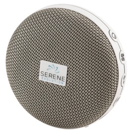 Serene Evolution White Noise Sound Machine - 36 Sound Options and USB Rechargeable - Travel White Noise Machine for Sleeping Adults - Compact Device with Rain, Fan, Ocean, Nature Sounds