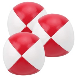 Juggling Balls for Beginners, Professionals Juggling Balls Indoor Leisure for Entertainment for Office Leisure(Red and White)