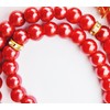 Islamic Tasbih Tasheeh 99-Beads Muslim Prayer Beads (Red)