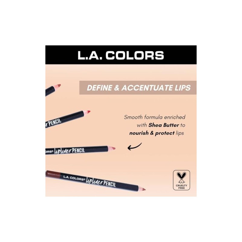 L.A. Colors Forever Red #506 Smooth Smudge-proof Long-lasting Lipliner Pencil