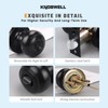KNOBWELL 3 Pack Keyed Entry Door Knobs with Same Keys,