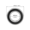2PCS 6904-2RS 6904RS Deep Groove Rubber Shielded Ball Bearing (20mmx37mmx9mm)