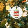 Buddy Elf Christmas Ornament Funny Ceramic Ornament I Just Like