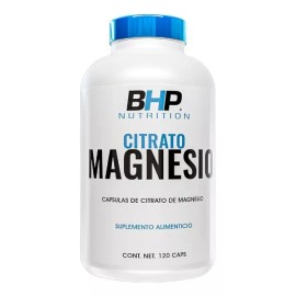 Bhp Citrato De Magnesio 120 Caps Sabor Sin sabor