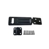 QCAA Security Concealed Hasp & Staple, Steel, 3-1/2", Black Coated,