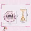 3 Colours Magnetic Nail Art Display Stand Oval Crystal Practical