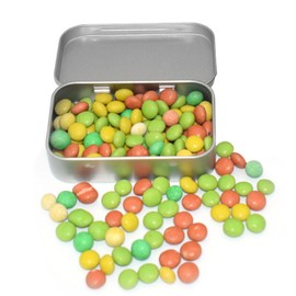 Mirhua Tin Can Mini Box Metal Storage Case Small Items Organizer for Travel Steel Silver Can Case with Lid Metal Accessory Case Small Storage Container Parts Box 3.74×2.36×0.79 inches 2-Piece Set