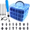 625-Piece Car Push Retainer Clips Body Clips Plastic Fasteners Kit