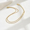 Dabovos Gold Ankle Bracelets for Women 18K Gold Plated Heart