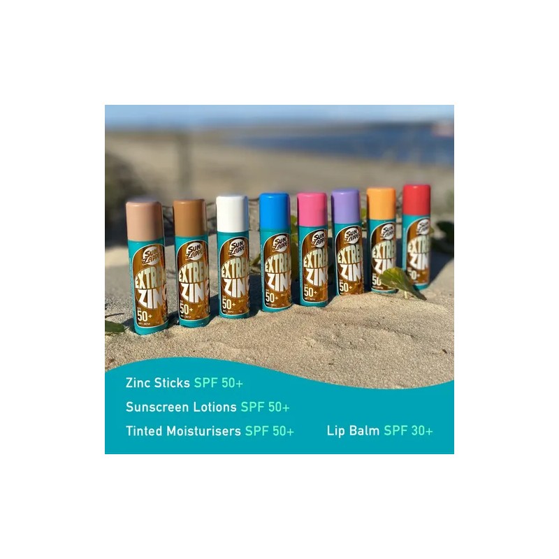 Sun Zapper (tan) Extreme Zinc Stick - Protector Solar Minera