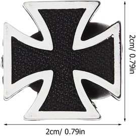 GLEAVI Tapones De Válvula Llanta 4 Pcs Diseño Cruz Creativa Cubiertas De Válvulas Neumáticos Cobre Abs Universal para Coches Camiones Protección Y Decoración
