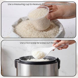 5 PCS Rice Cooker Measuring Cup, 160ml Rice Cooker Cup for Kitchen Measure