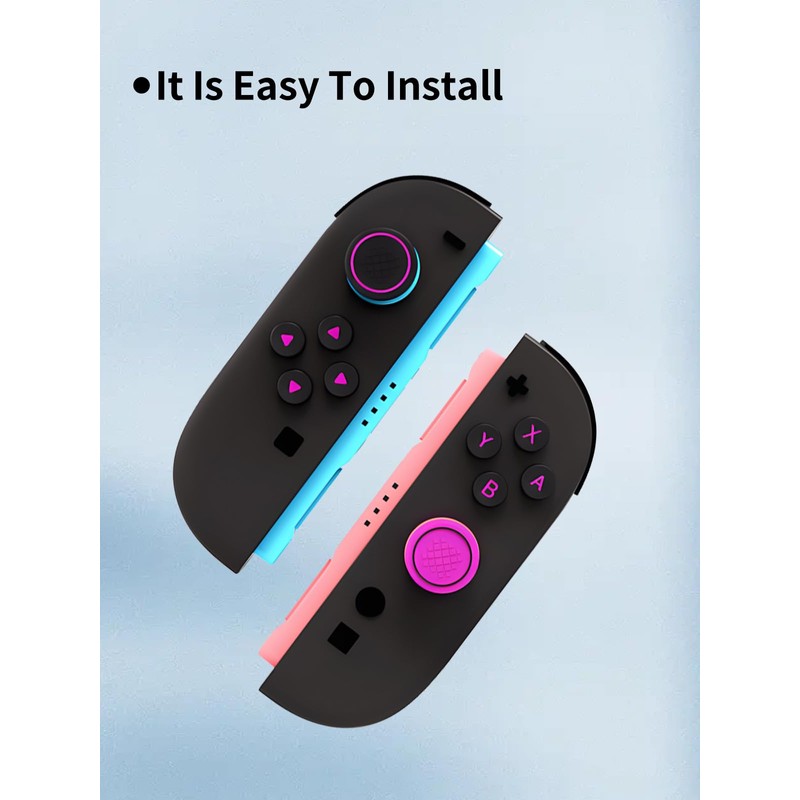 Thumb Grips for Switch 2,UYRUREL Cute Color 10 PCS Joystick