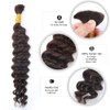Deep Curly Human Braiding Hair for Boho Braids Brown Deep