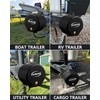 NUOVEPE Heavy Duty Anti Theft Trailer Lock, Universal Fit 1-7/8",