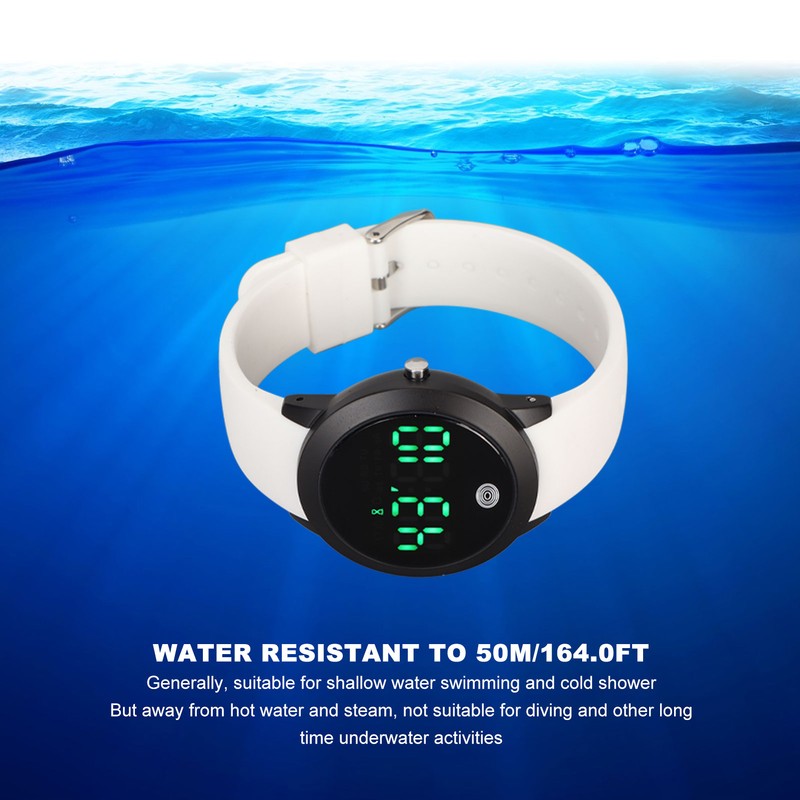 Digital Waterproof Watch Multifunctional Stylish Color Touch Screen Countdown Timer