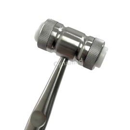 Dental Mead Mallet with Teflon Tip Ends Ortho Chissel Mallet for Grafting and Implant Procedures - German Stainless Steel