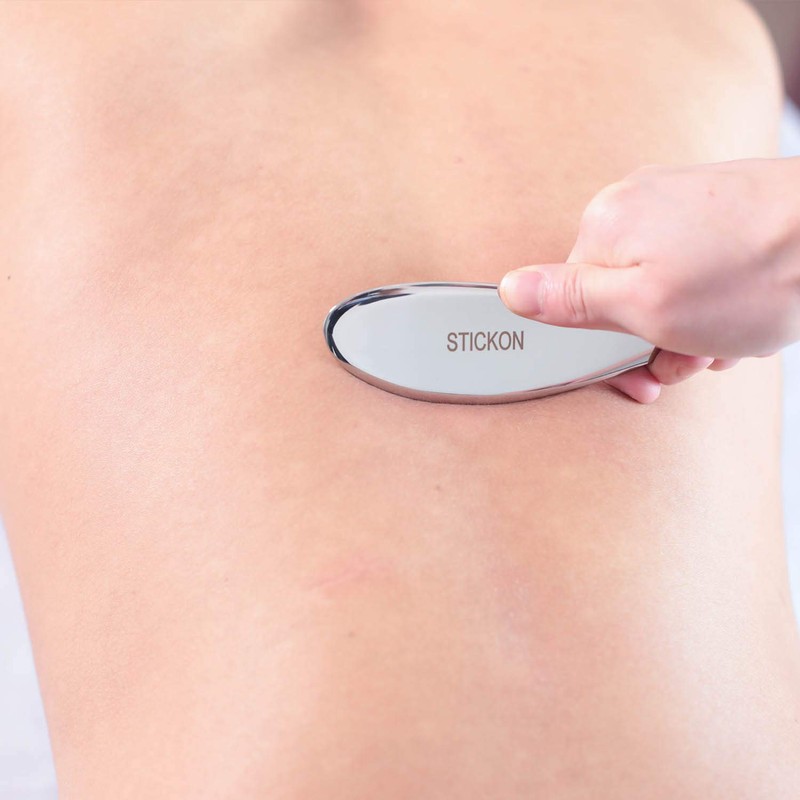 JustSun Gua Sha Scraper Soft Tissue Massage Tools Stainless Steel