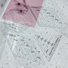 4 Pieces Quilting Template, Quilting Patchwork Ruler, Hexagon Quilting Ruler,