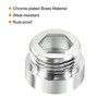PATIKIL G1/2 to M22 x 1.0 Tap Adapter Chrome Plated