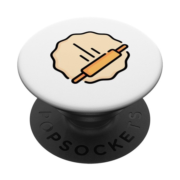Ich mag Rolling Pins, Nudelholz, Backen, Kochen. PopSockets mit austauschbarem